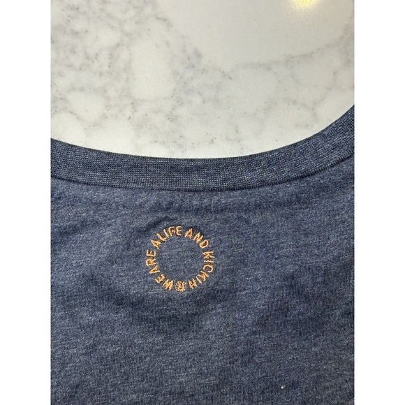 Alife and Kickin LeonieAK Women's Long Sleeve Shirt Marine Blue Size XL - Picture 9 of 10